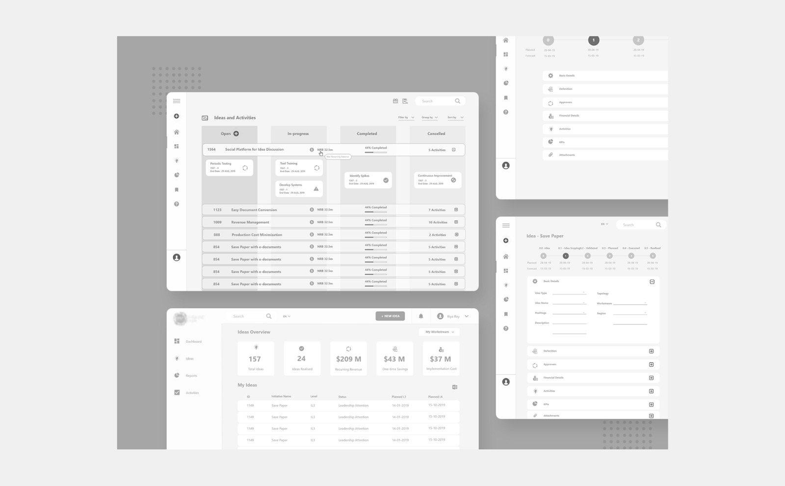 a sample wireframe