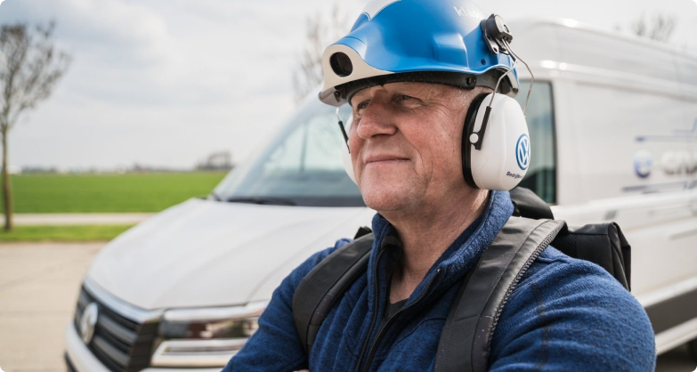 Volkswagen helmet is a hands-free video streamer