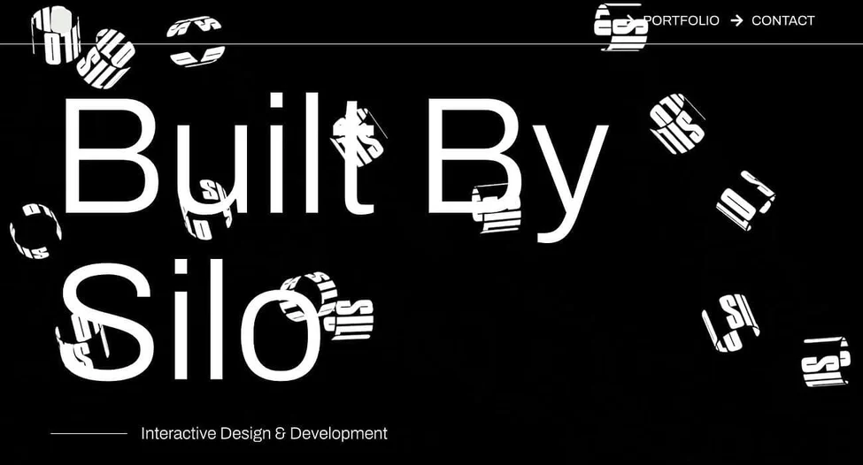 An example of a website showing good use of text and symbols to share message