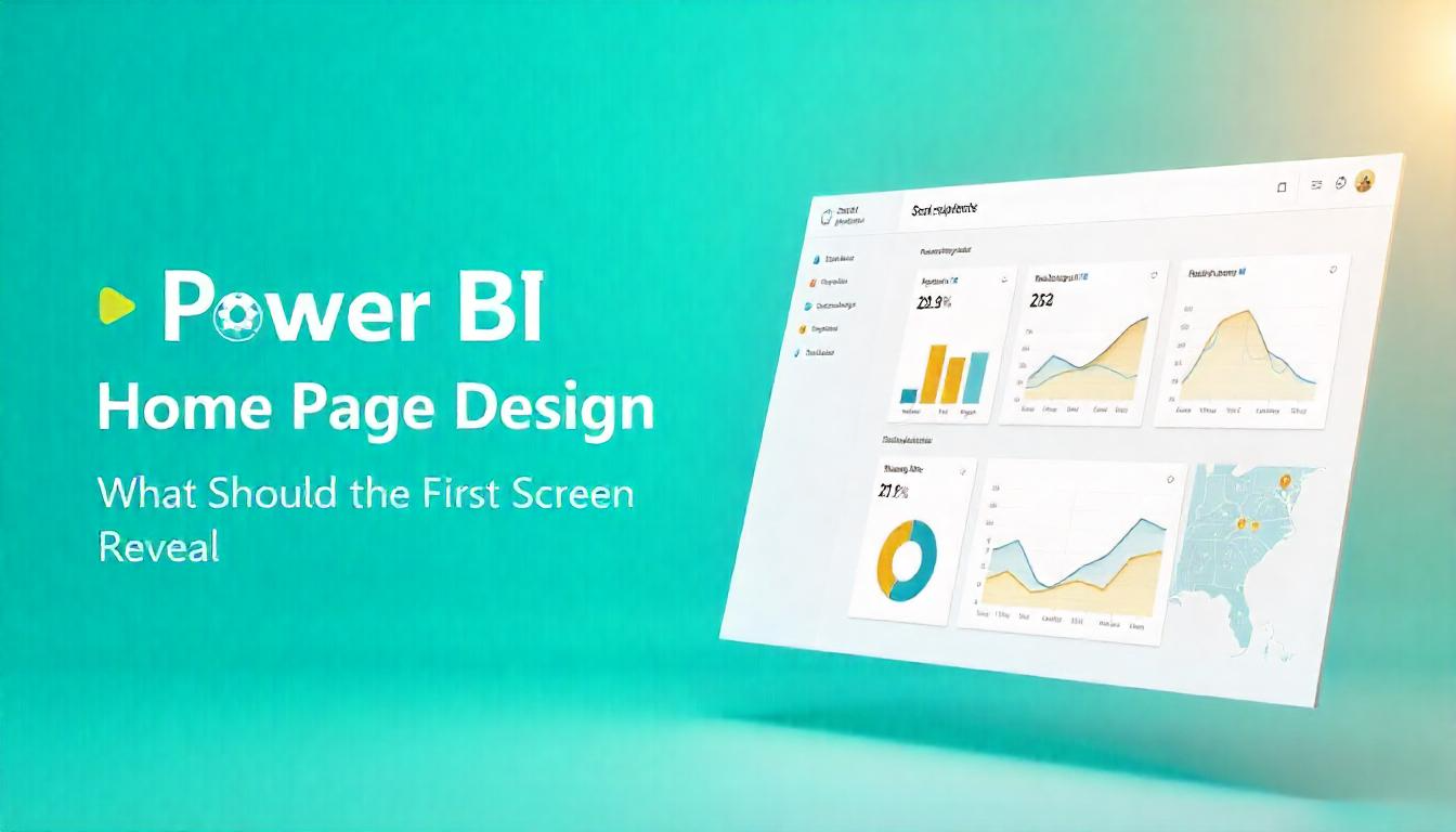 Power BI Home Page Design: What Should the First Screen Reveal?
