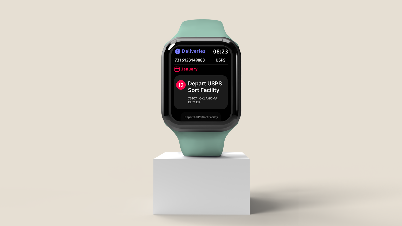 Smartwatch app optimized for a better user experience